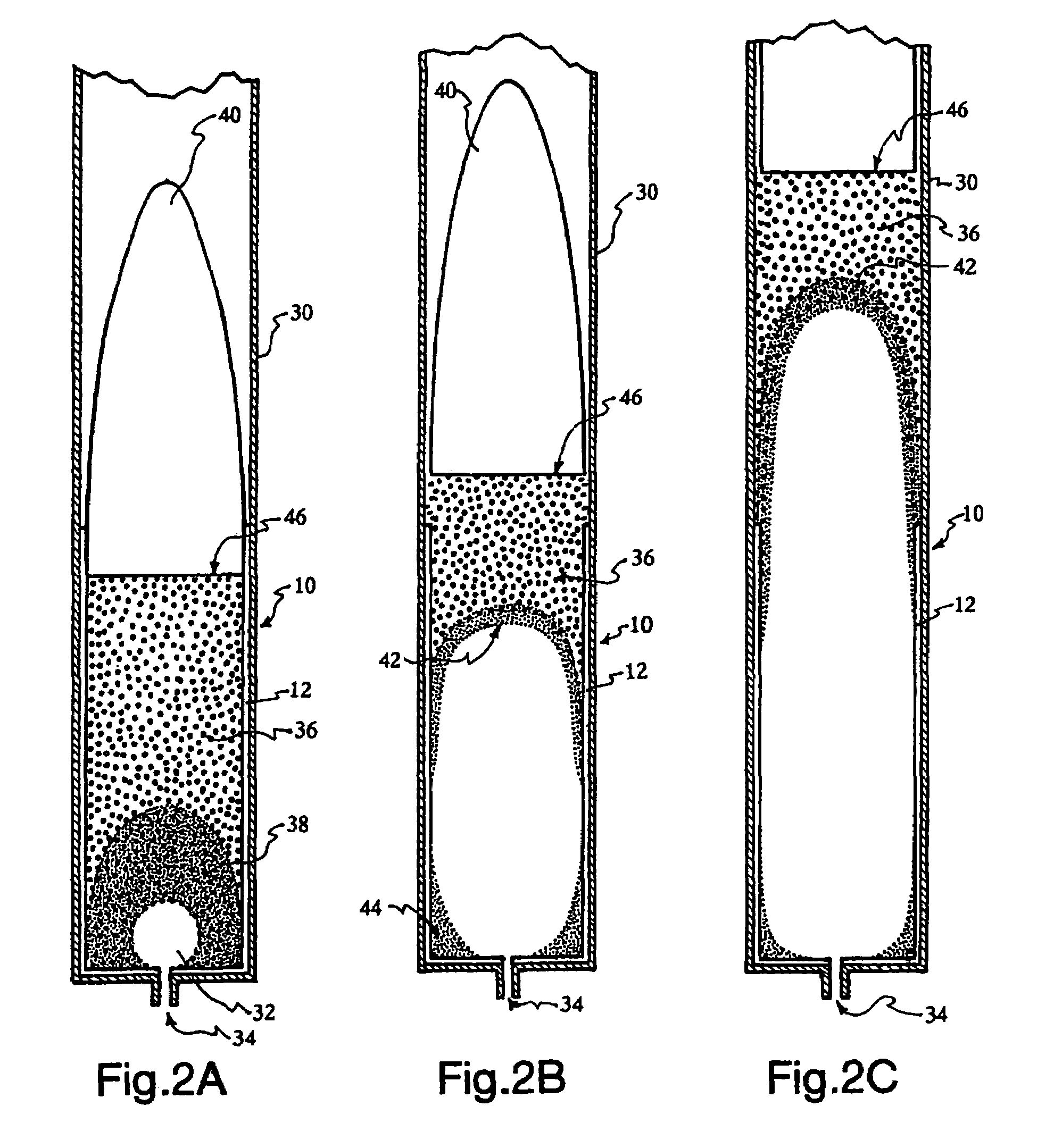 Firearm cartridge and case-less chamber