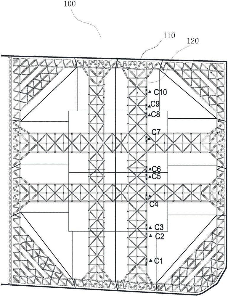 Large-scale foundation pit support body deformation automation analysis system and data analysis method thereof