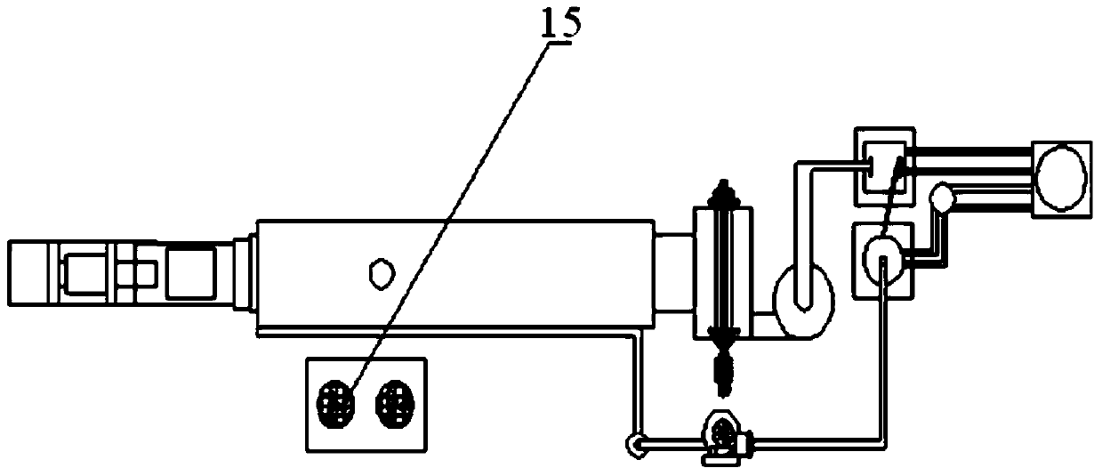 A continuous segmental pyrolysis cycle system for crop straw