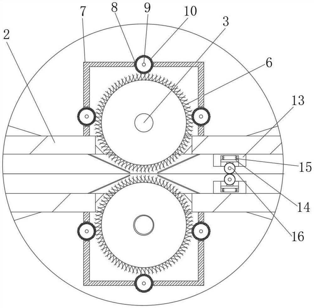 Production process and manufacturing device of flame-retardant and moisture-absorbing polyester knitted fabric