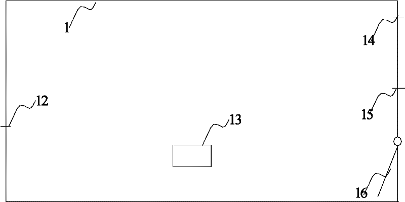 Radioactive liquid waste treatment device