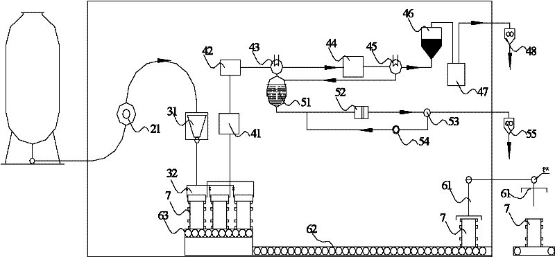 Radioactive liquid waste treatment device