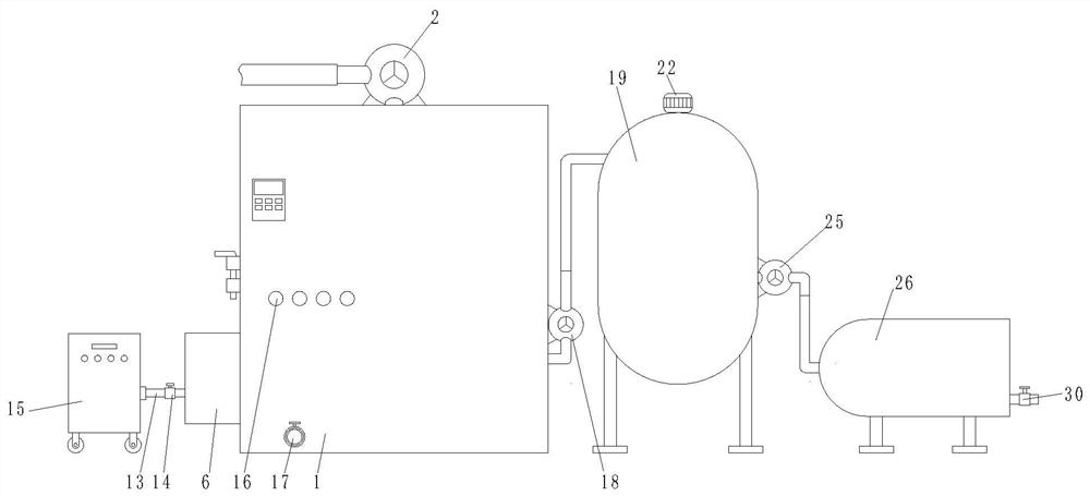 Ozone combined system and method for treating ultrafiltration produced water or membrane concentrated solution by using same