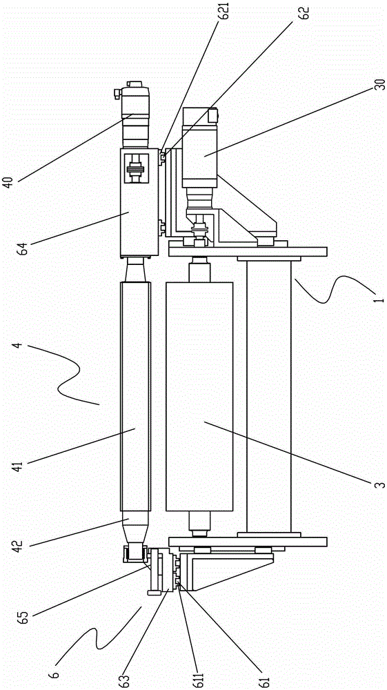 Full-servo transmission pressurizing bushing flexible plate printing unit