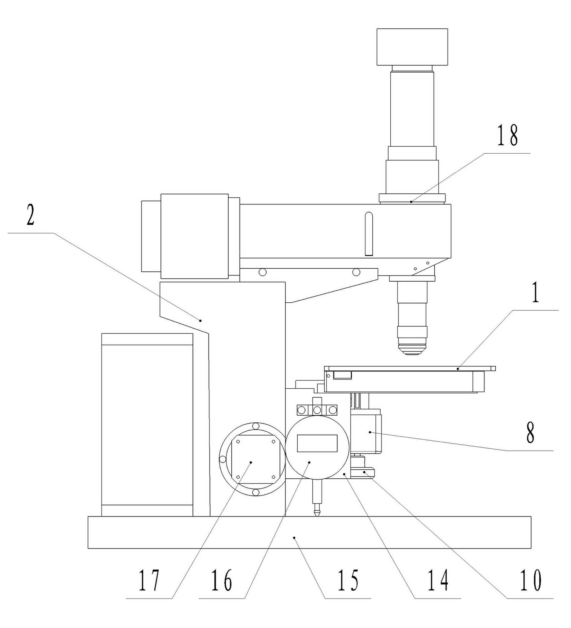 Detector of properties of gate line of solar cell piece