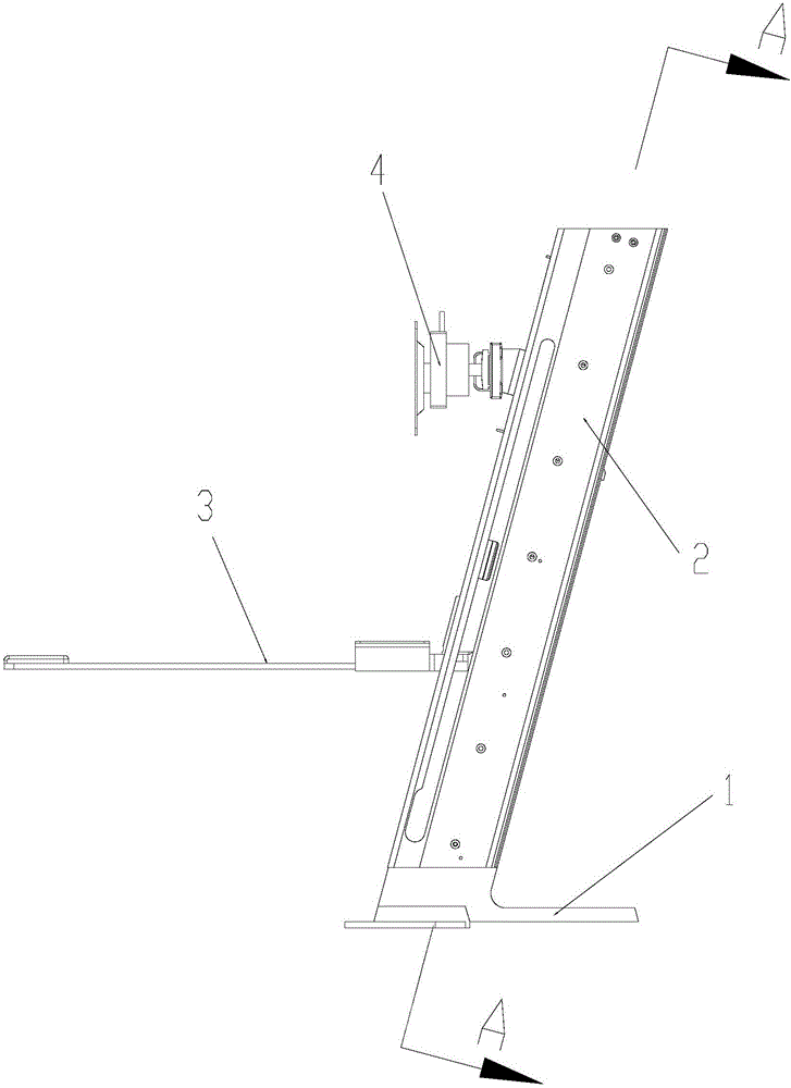 Standing and sitting alternating type work table