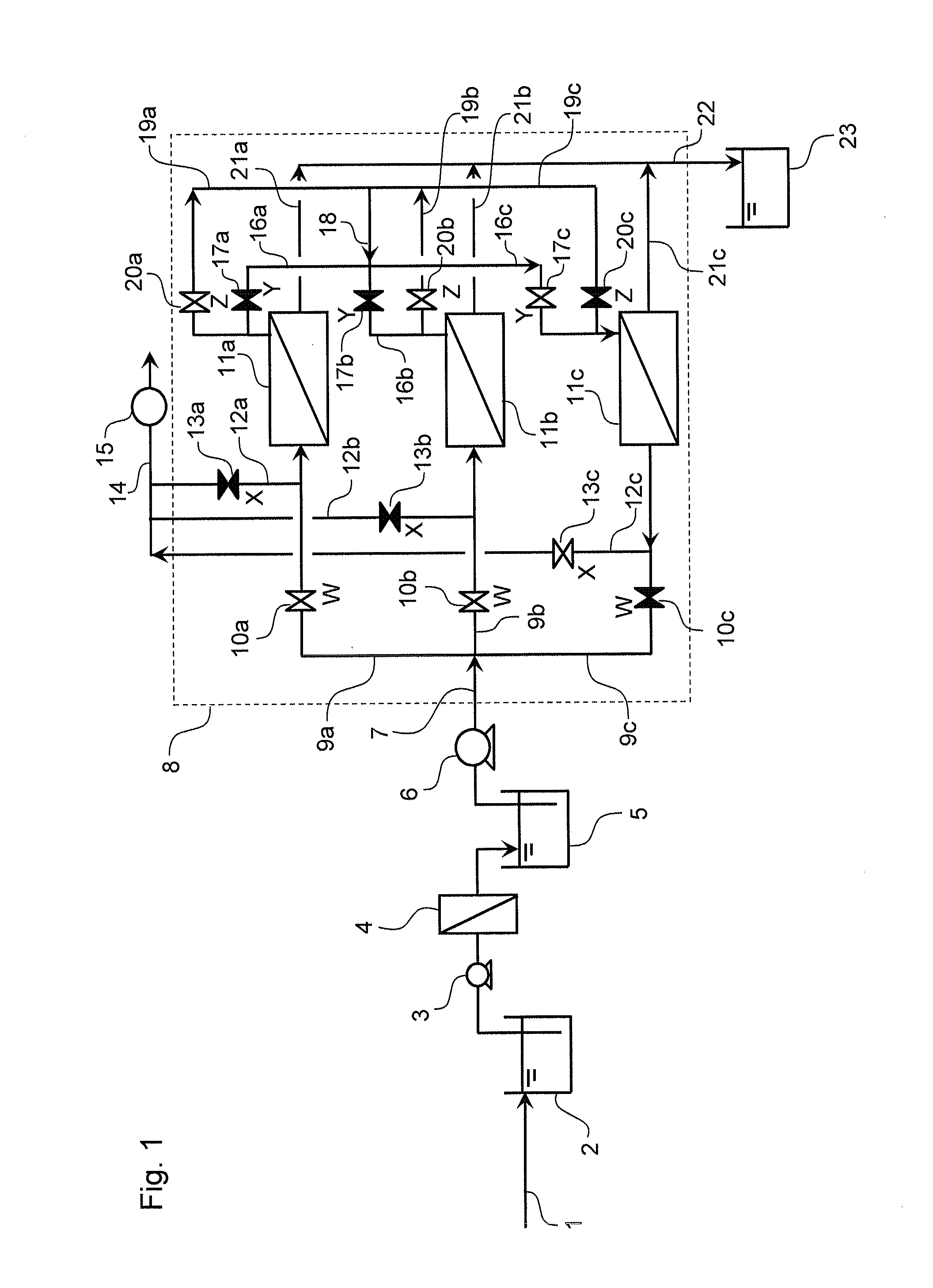 Separation membrane unit and method for using the same to produce fresh water