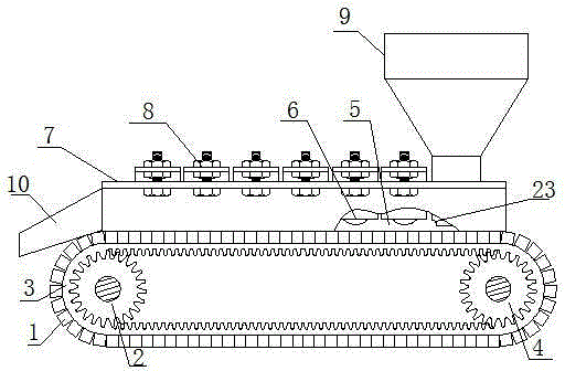 Crawler type rice mill