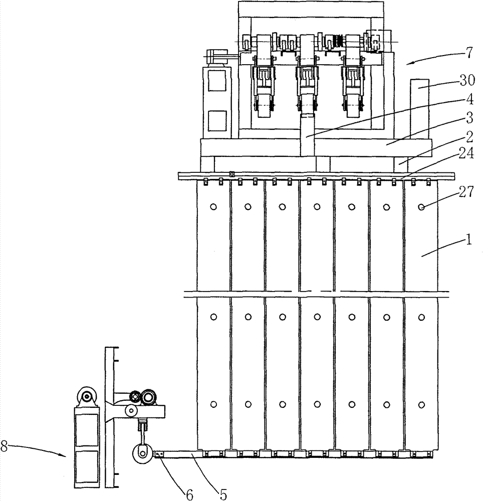 Top and bottom composite rapping electric dust collector with variable rapping strength