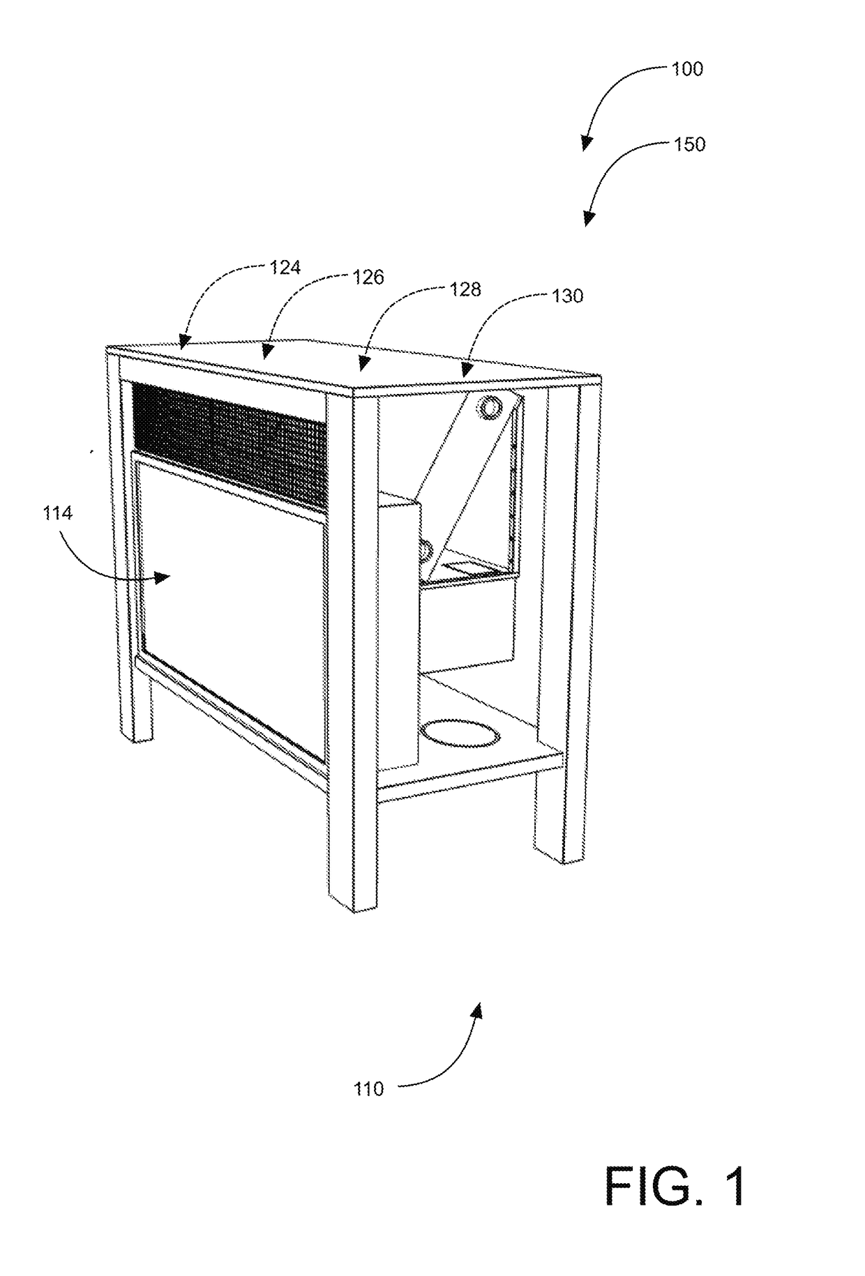 Wooden-cabinet for air conditioning system