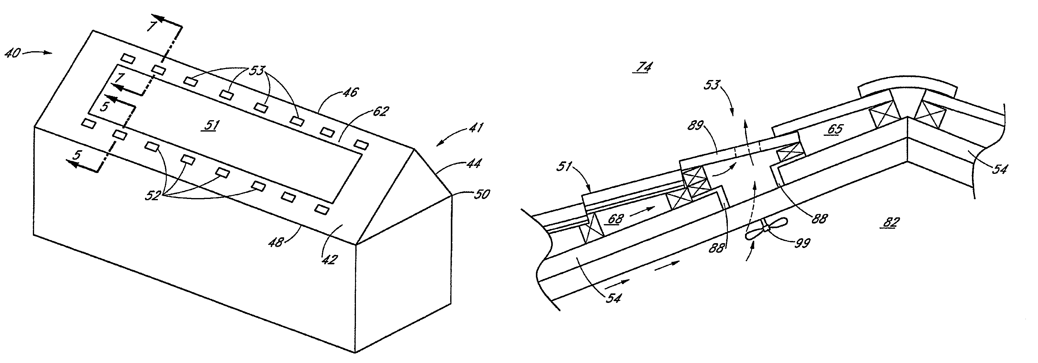 Apparatus and methods for ventilation of solar roof panels