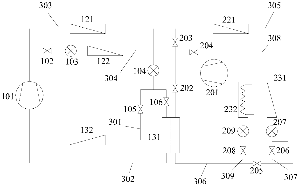 Heat pump system, control method and heat pump drying device