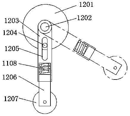 Grinding device for calcium carbonate powder