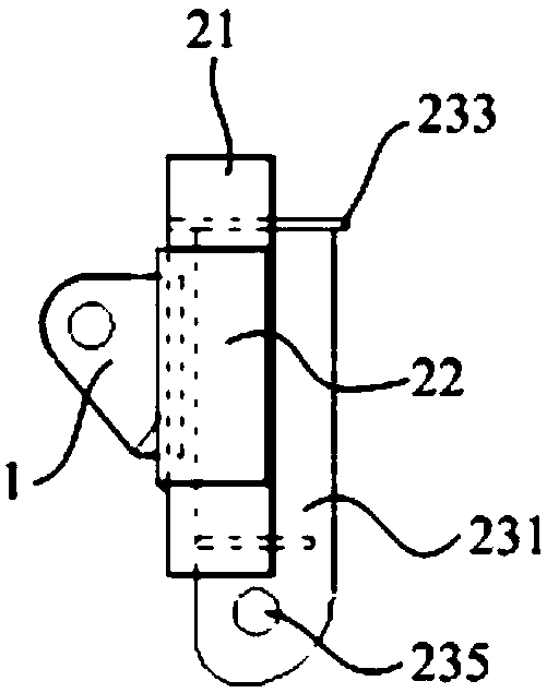 Pulling force test method for ship lashing eye plate