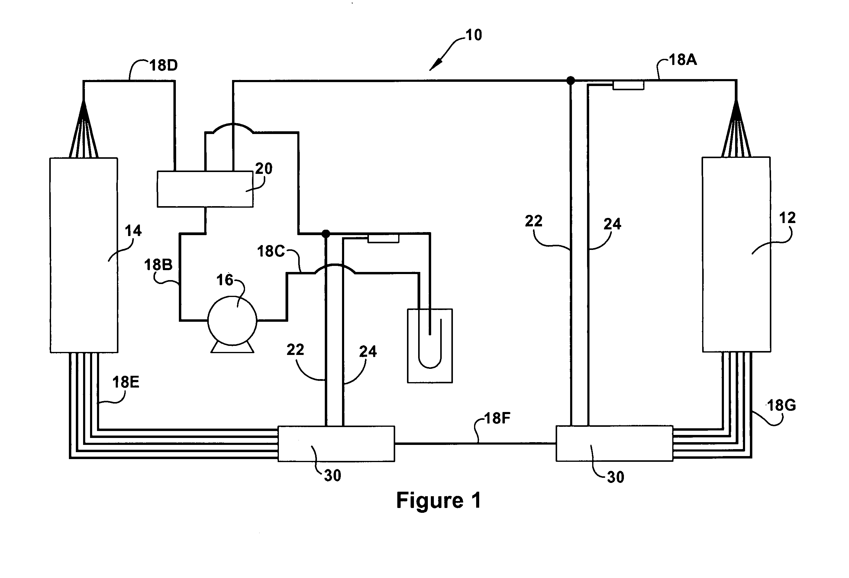 Fluid expansion-distribution assembly