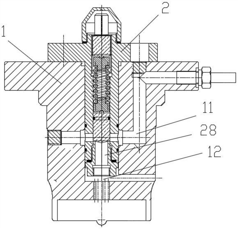 Liquid impact prevention device of equipment for gathering and transporting liquid-containing oil well head gas in desert oil field