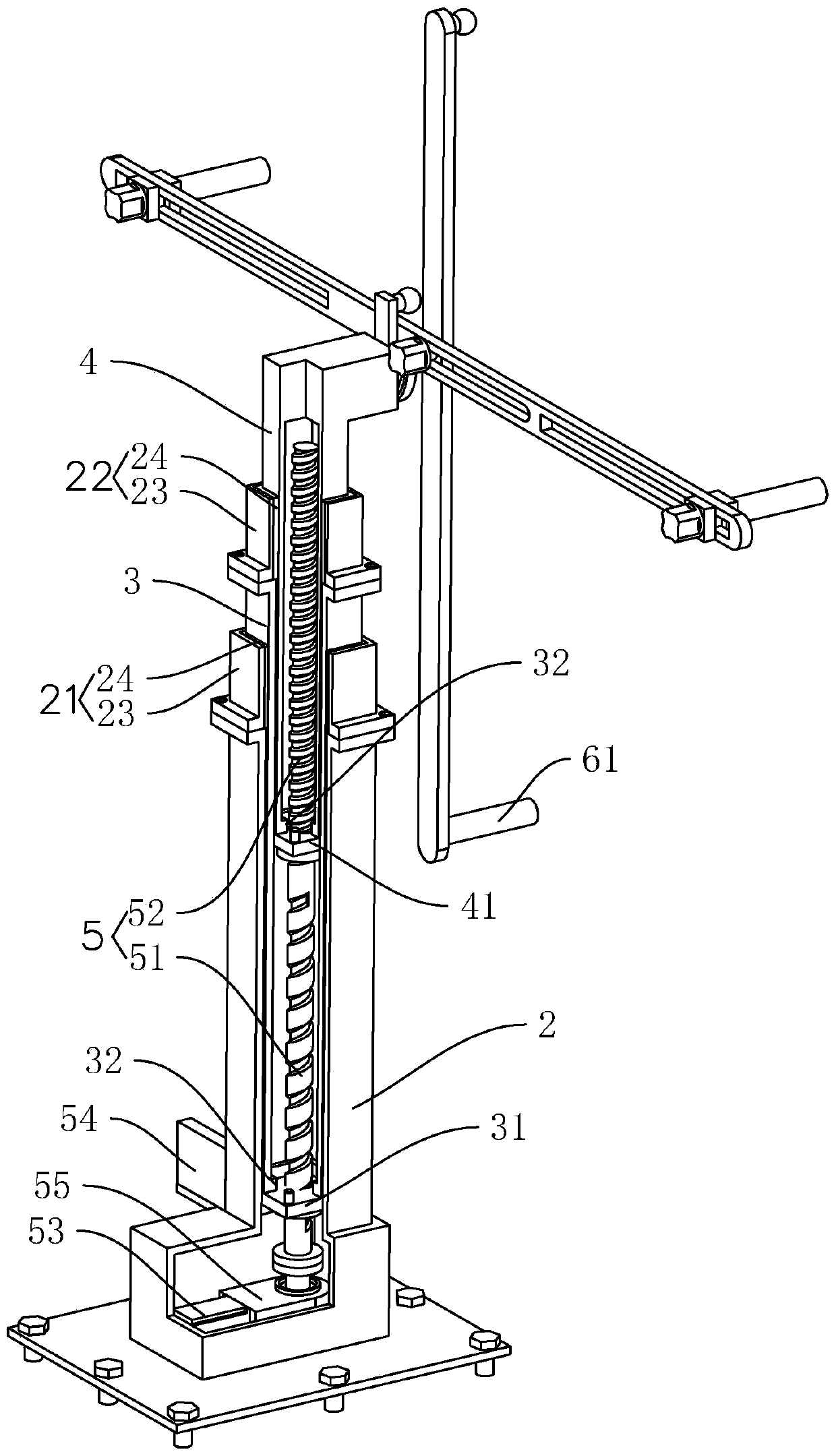 Electric drive repair frame used for bicycle