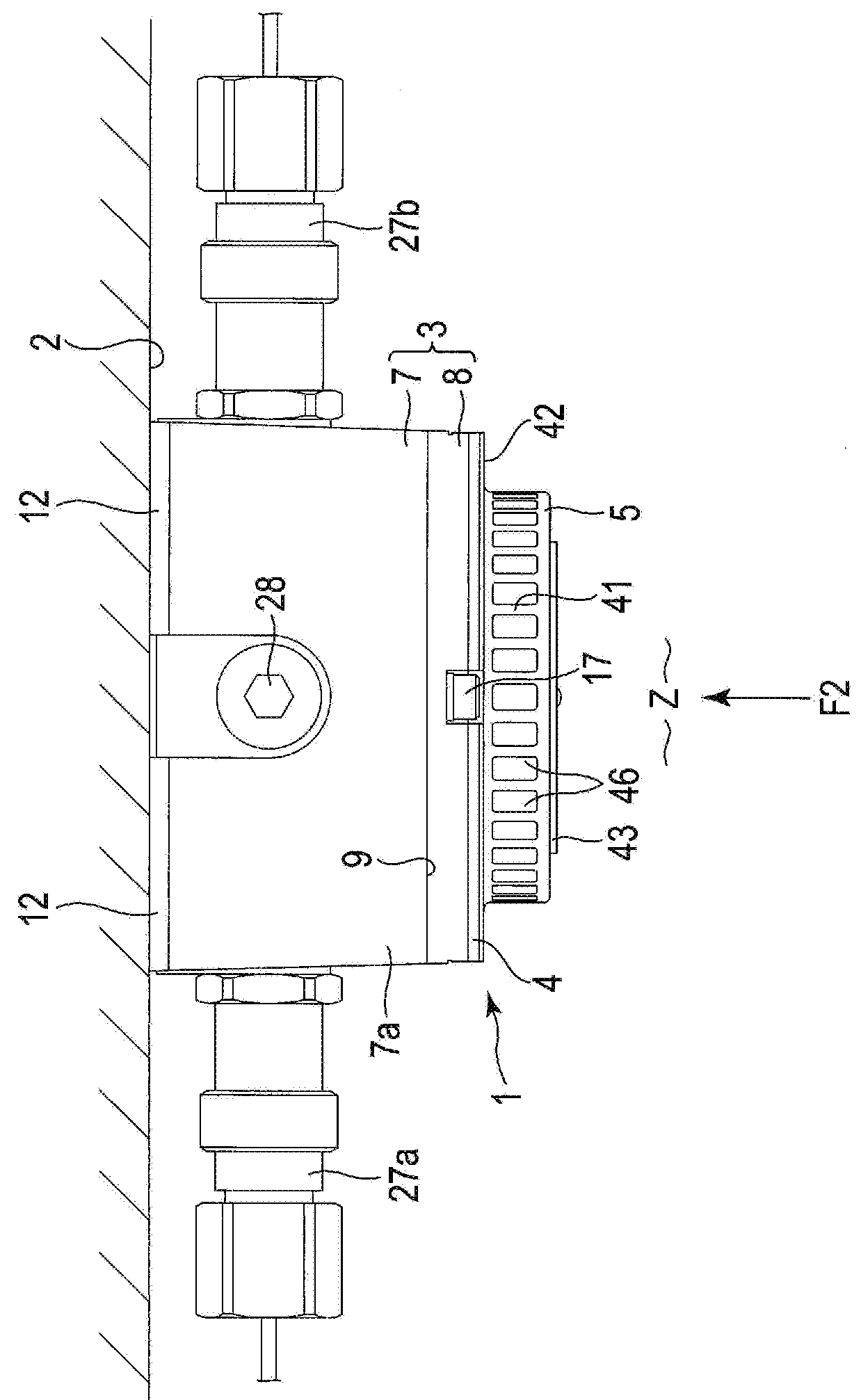 Photoelectric smoke sensor