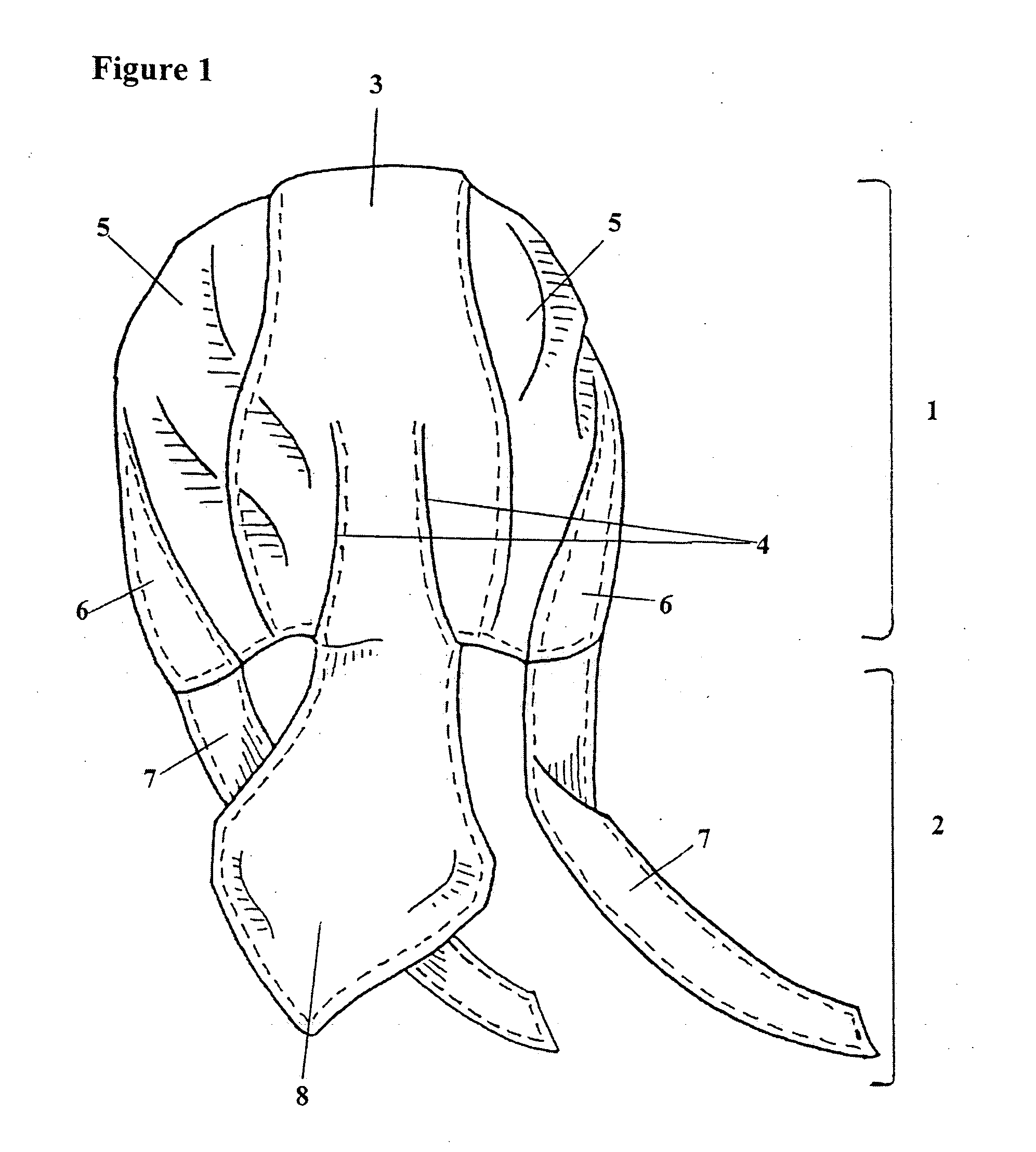 Head covering with hair retaining pouch