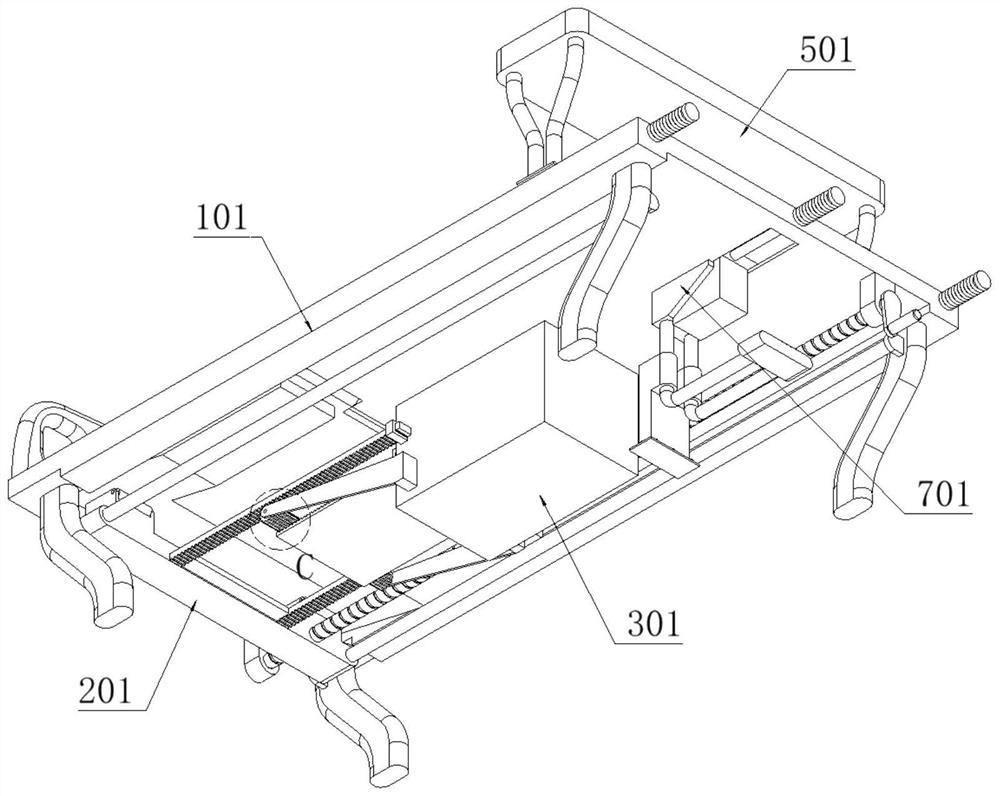 ICU (Intensive Care Unit) equipment convenient to mount and dismount