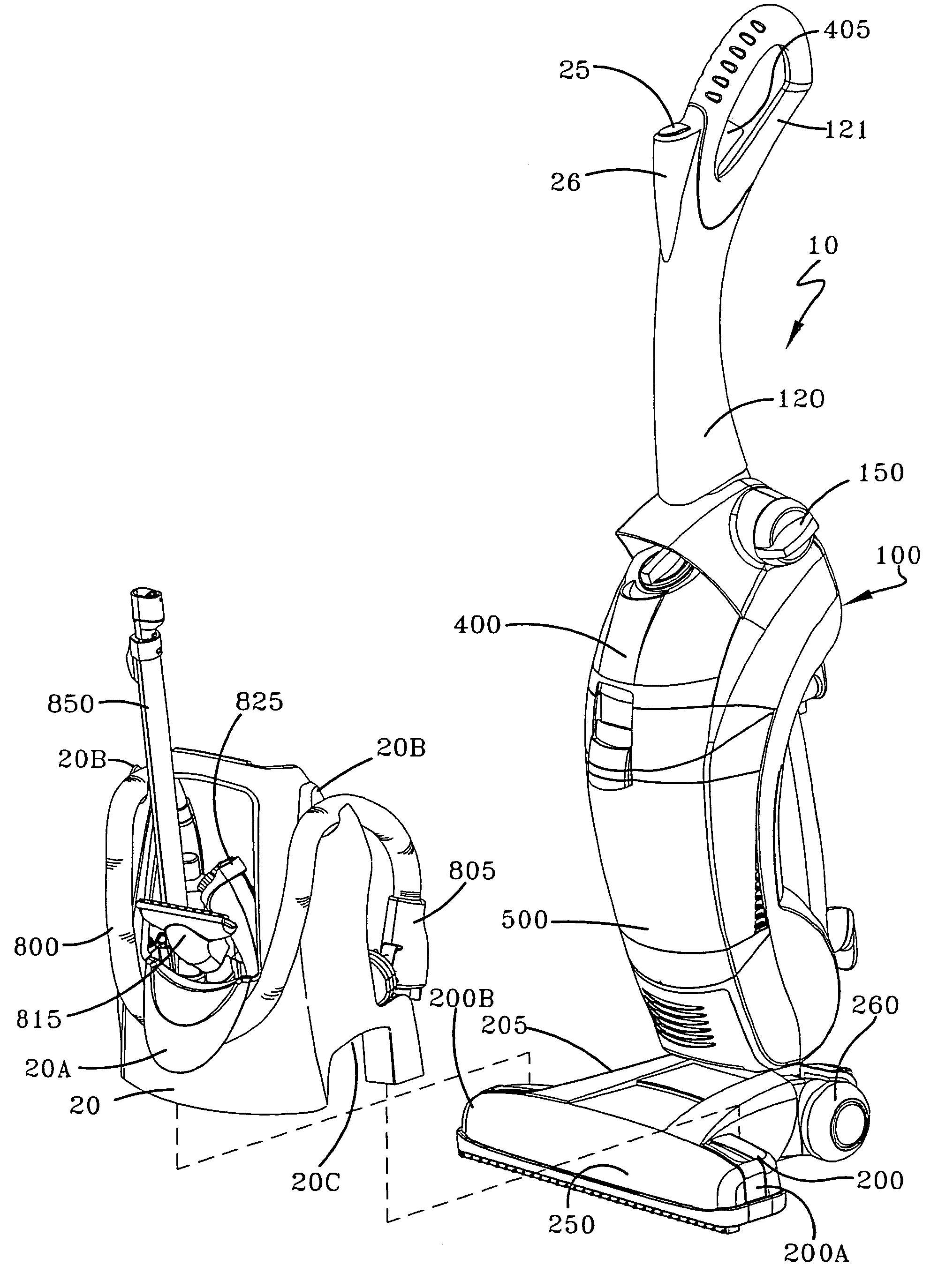 Floor care appliance with tool caddy