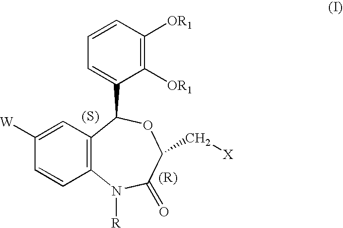 Benzoxazepine compounds, their production and use