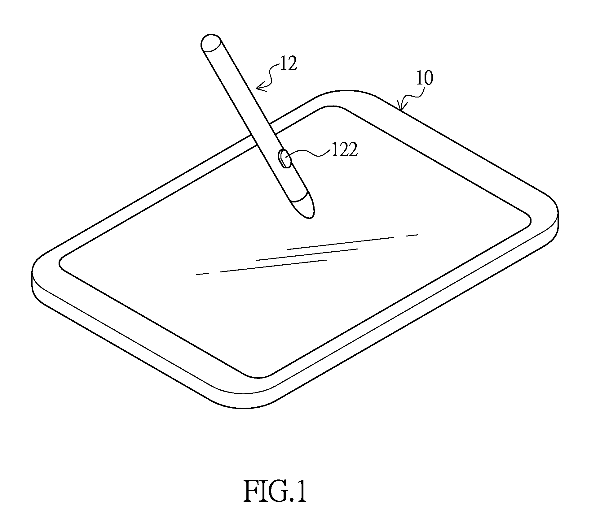 Touch-sensitive panel apparatus, control circuit and method for scanning touch event