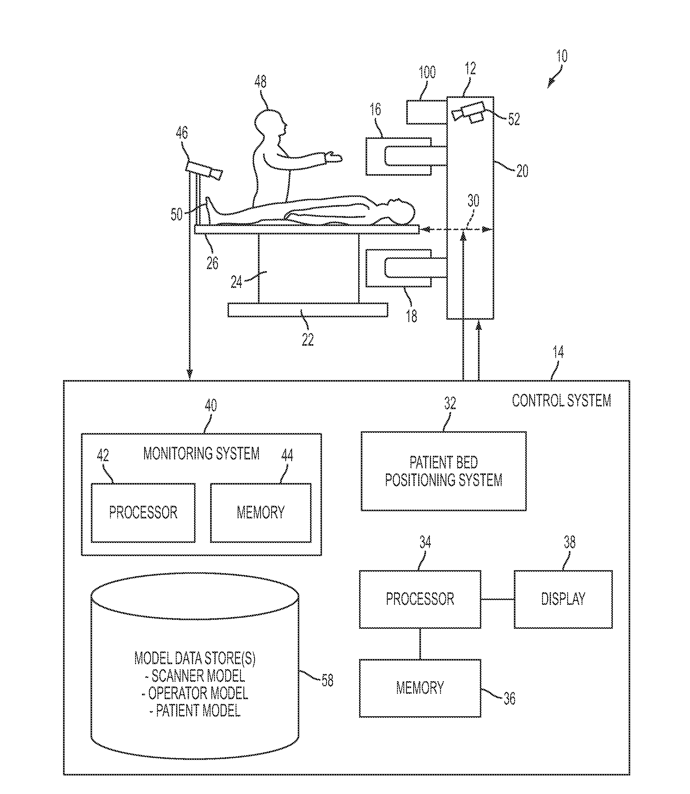 Status Indicator Lights for a Medical Imaging System