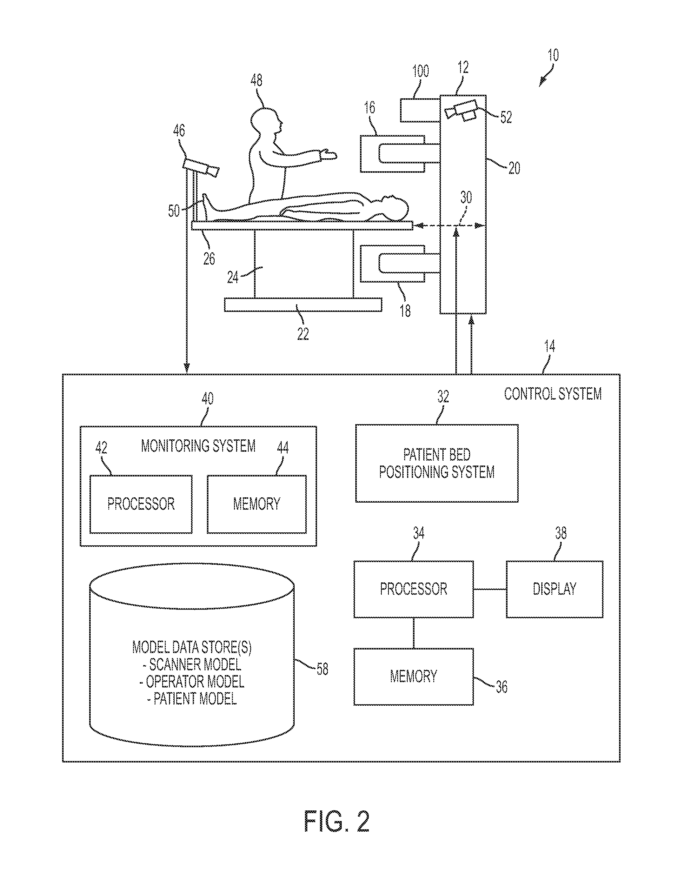 Status Indicator Lights for a Medical Imaging System