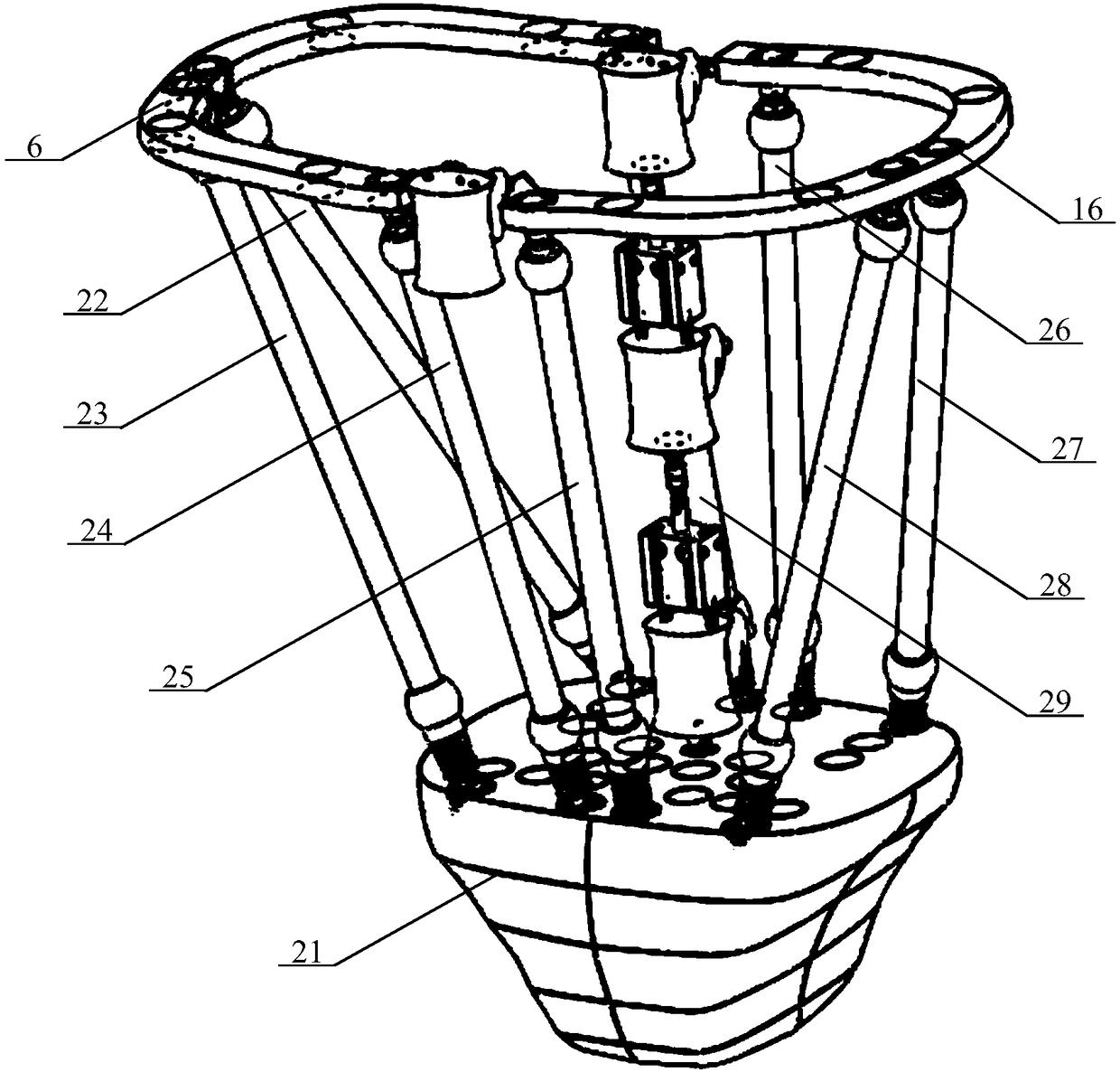 Human waist joint simulation system based on series-parallel connection of pneumatic muscles and air cylinder