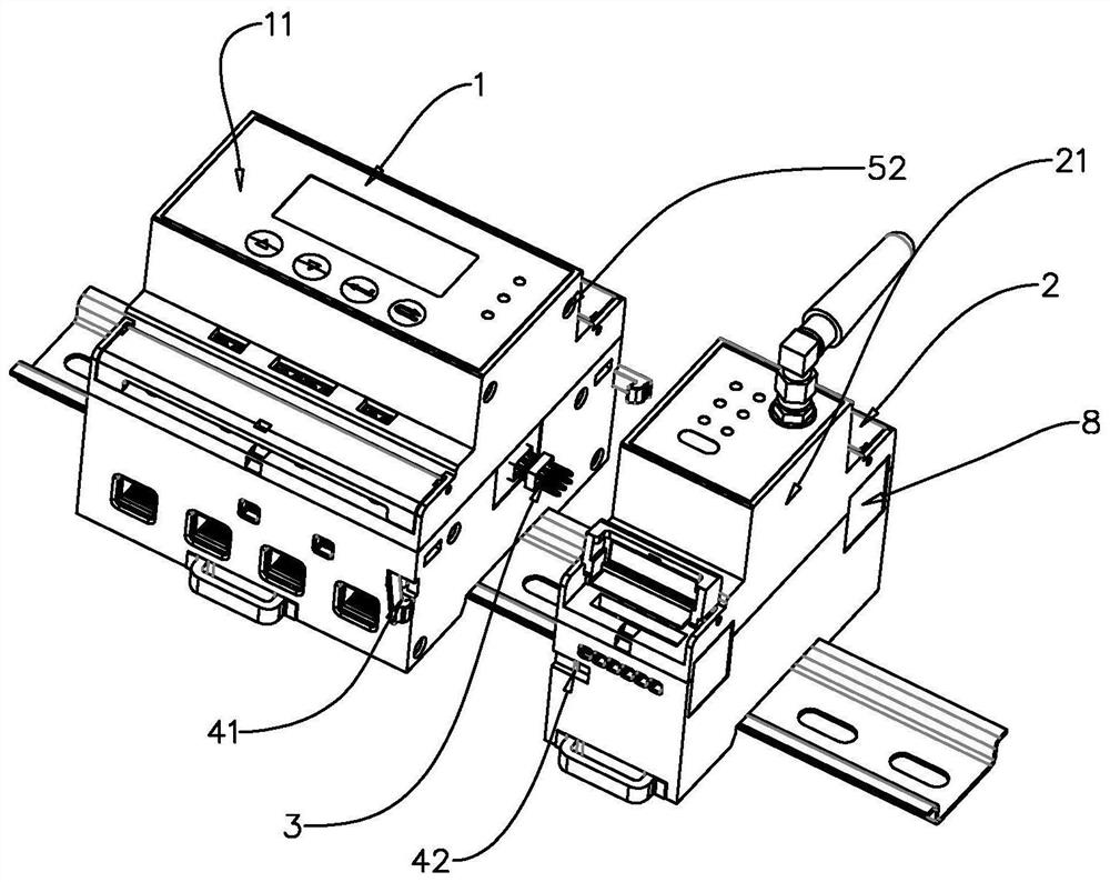 Modular assembly type monitor