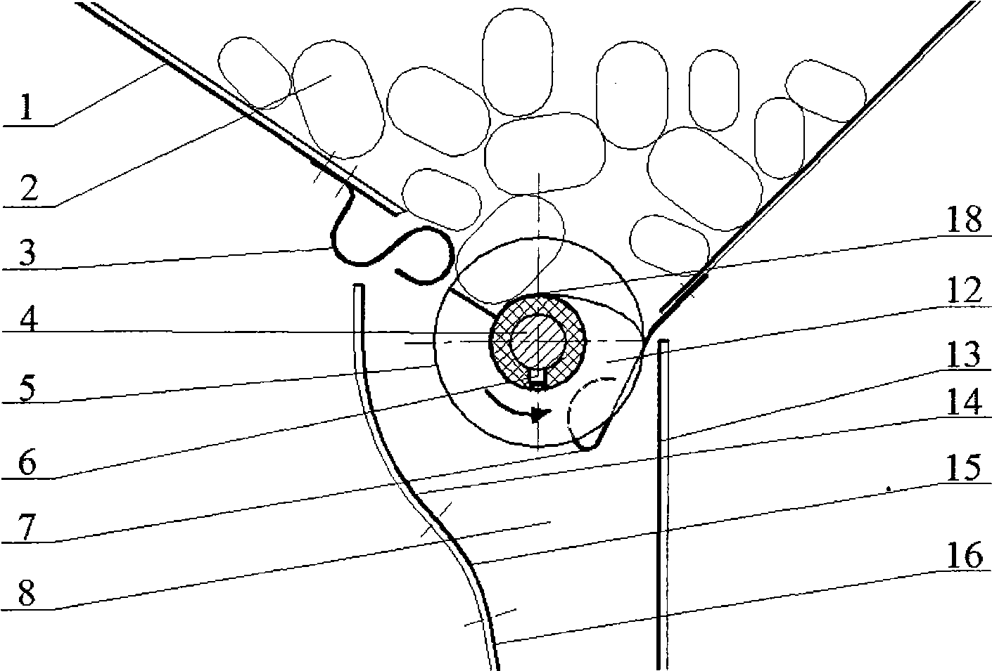 Transfer type silkworm cocoon separation device