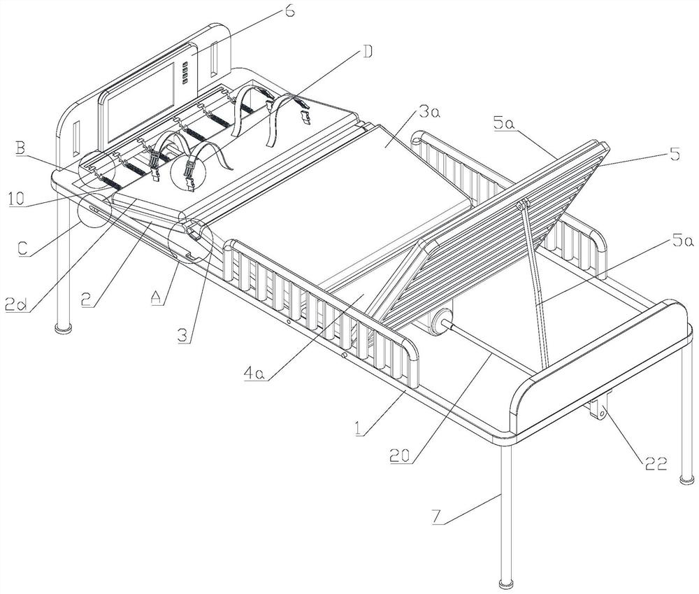 Medical lower limb rehabilitation exercise device