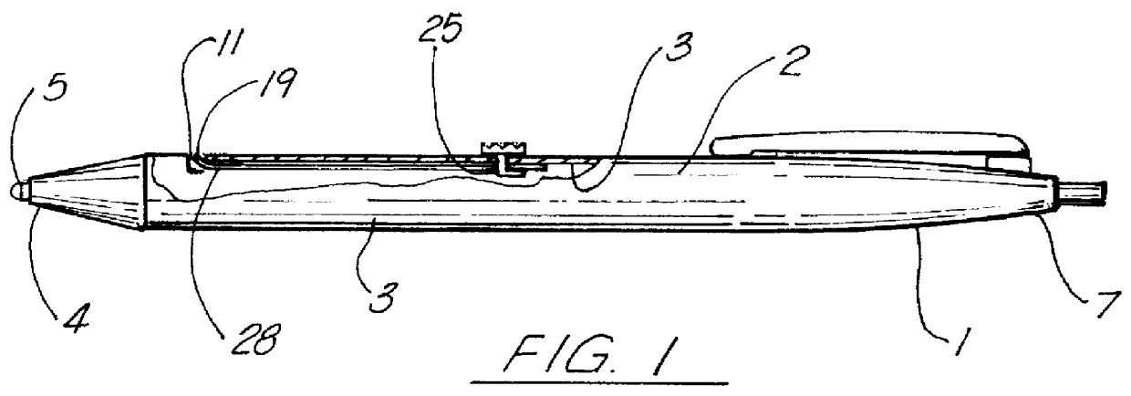 Magnification/writing instrument