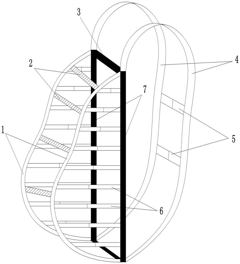 Abdominal protection device for pregnant woman nursing