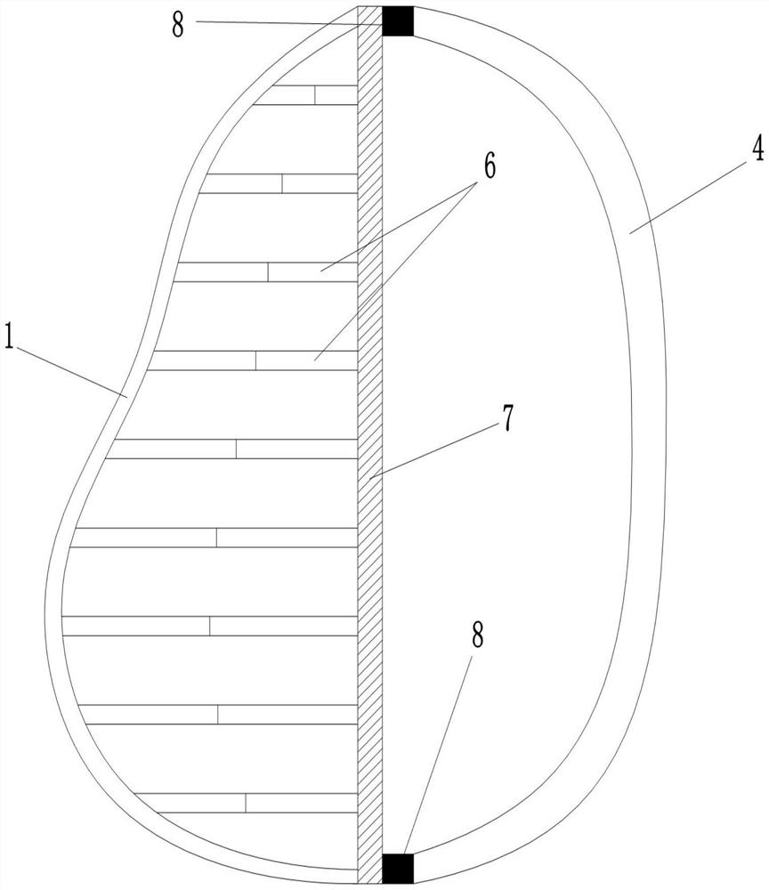 Abdominal protection device for pregnant woman nursing