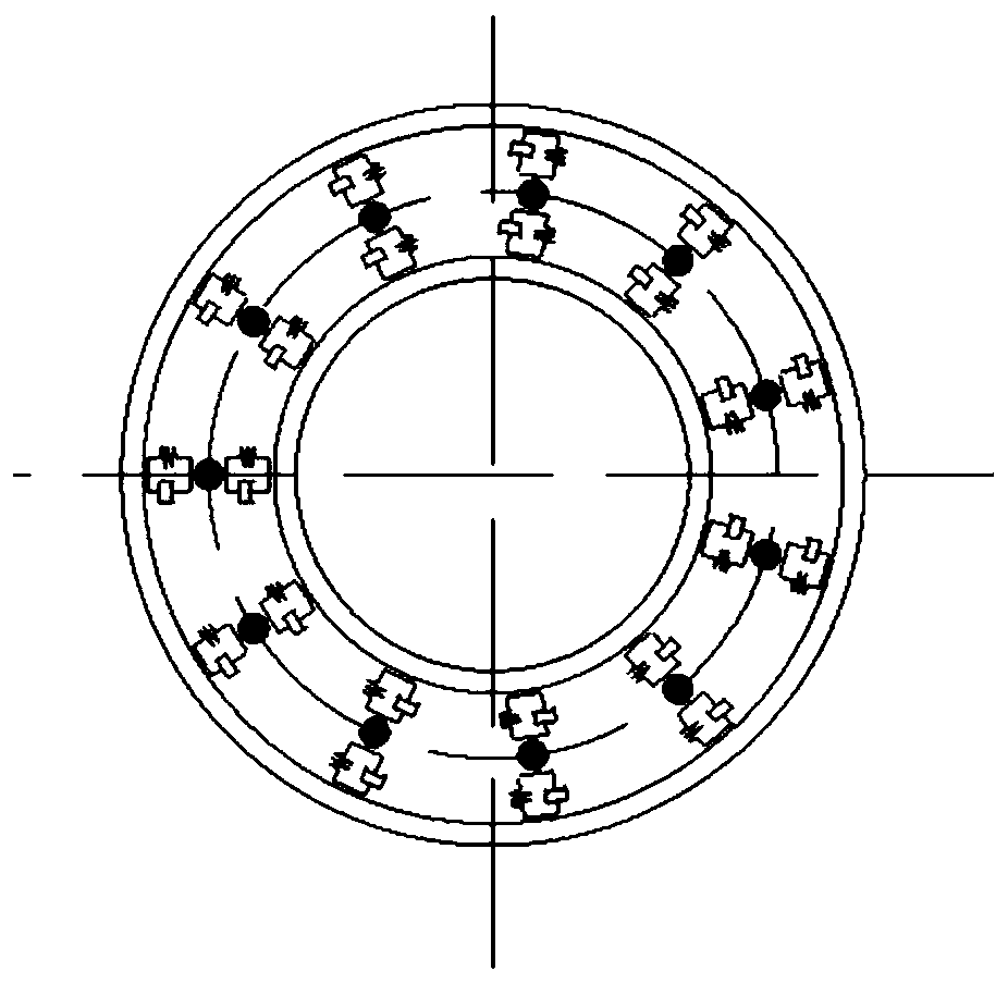 Dynamic characteristic analysis method of bearing-rotor system of high-speed motor of new energy automobile