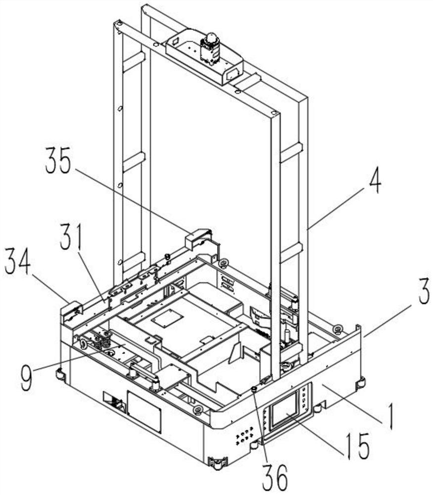 Four-direction walking backpack type roller vehicle