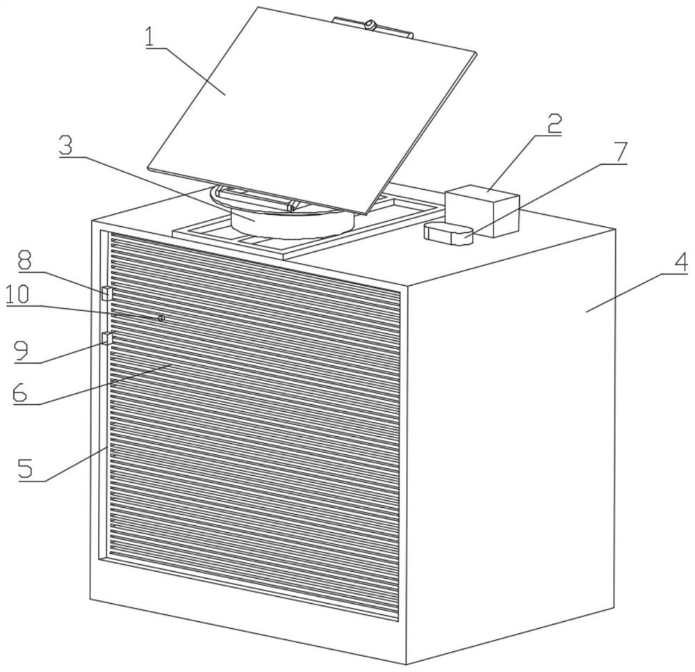 Automatic defrosting system of air heat source pump