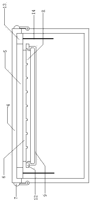 High-efficiency air cooling casing of machine case