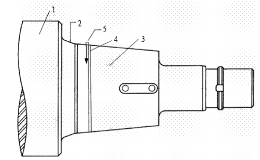 Nondestructive inspection method for roll neck of support roll