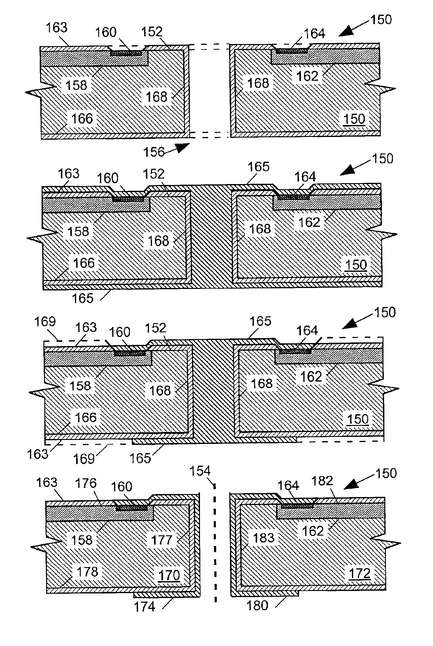 Method for fabricating an IC interconnect system including an in-street integrated circuit wafer via