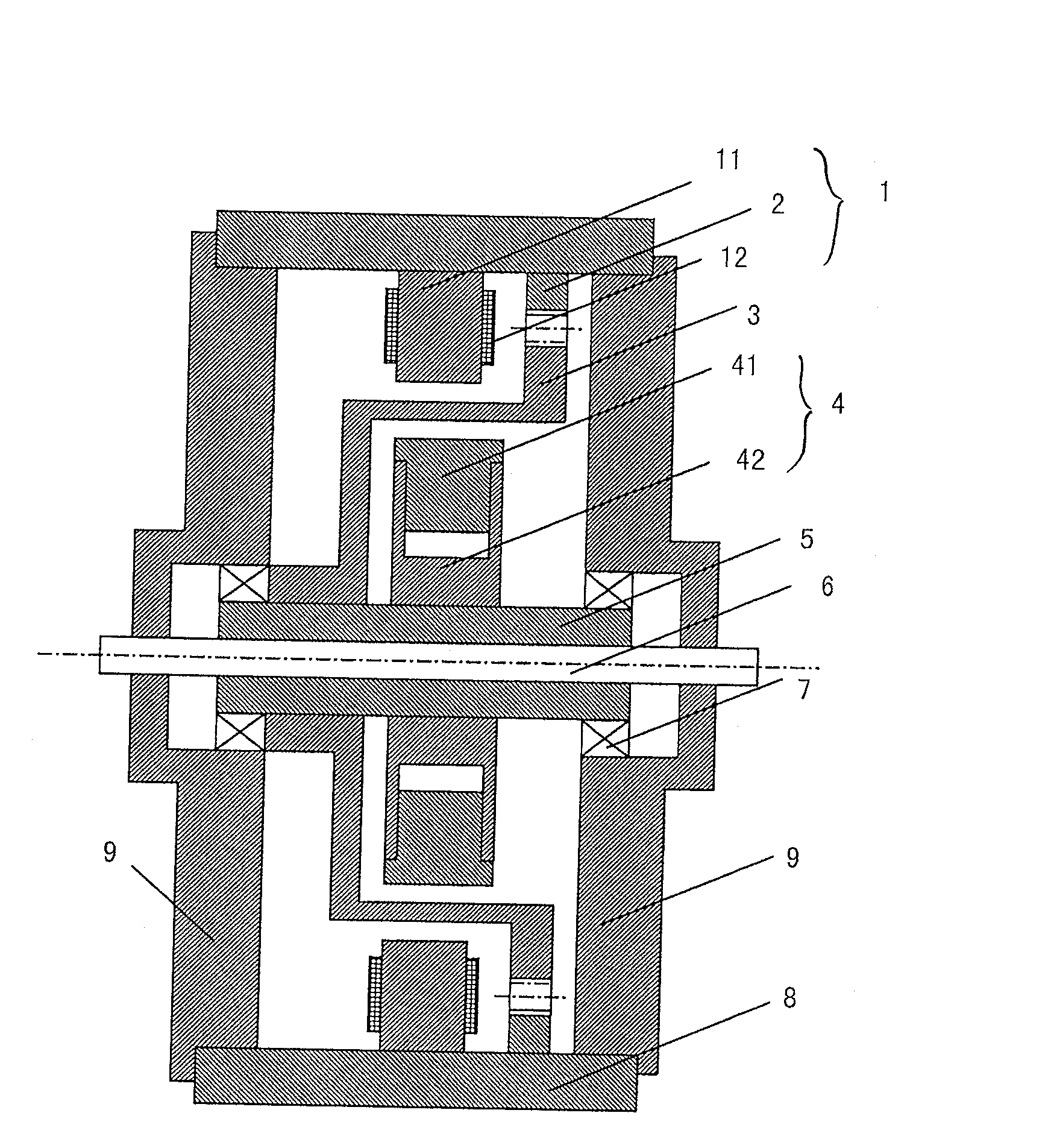 Electromagnetic harmonic wave drive action device