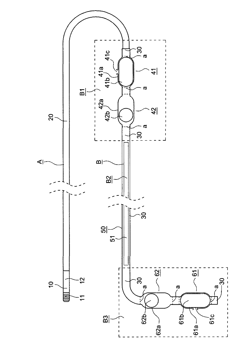 Device for cleaning the inside of the barrel of a firearm