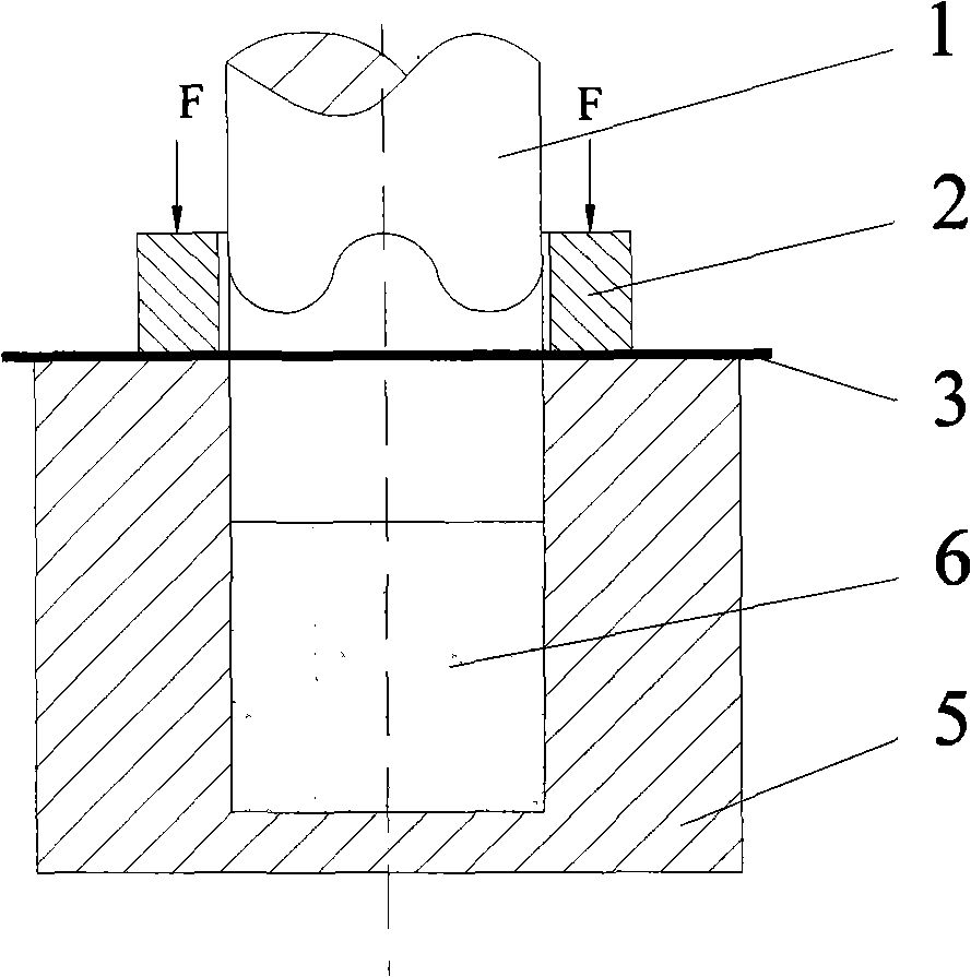 Sheet metal rigid particles or compressible powder half-module shaping technique