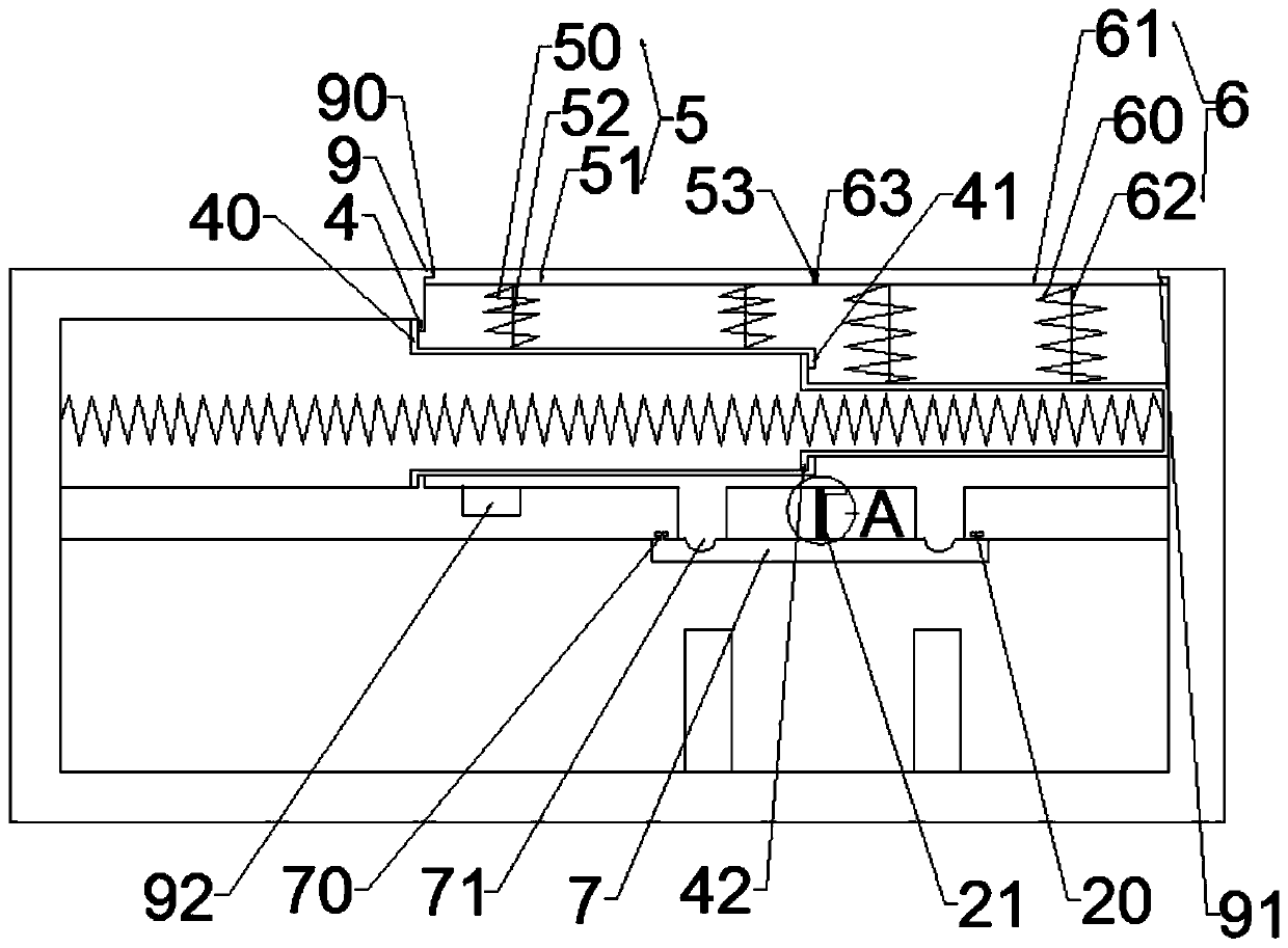 Two-hole anti-shock socket