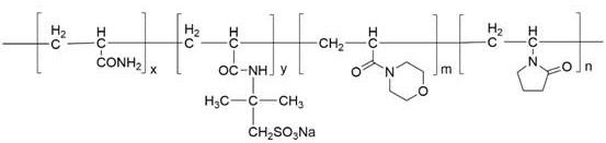 Temperature-resistant and salt-resistant multi-component polymerization thickening agent and preparation method thereof