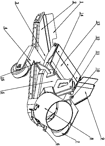 Quick cleaning vehicle walking device