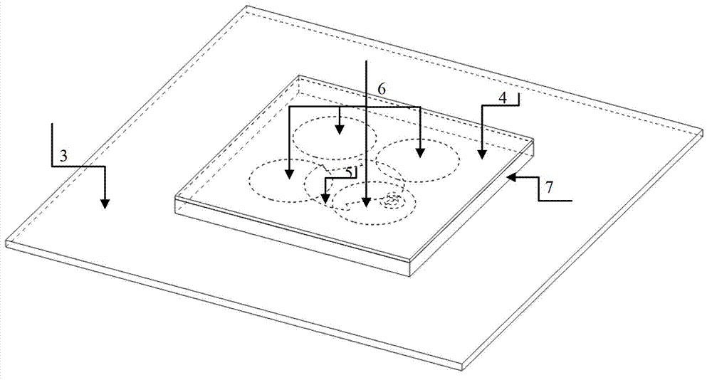 Wideband circular polarization high gain combined antenna