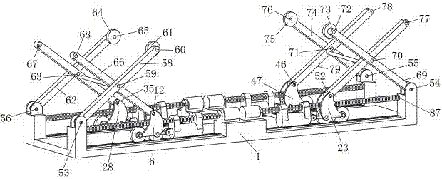 Electro-hydraulic spiral servo drive shearing fork type heavy lifting platform